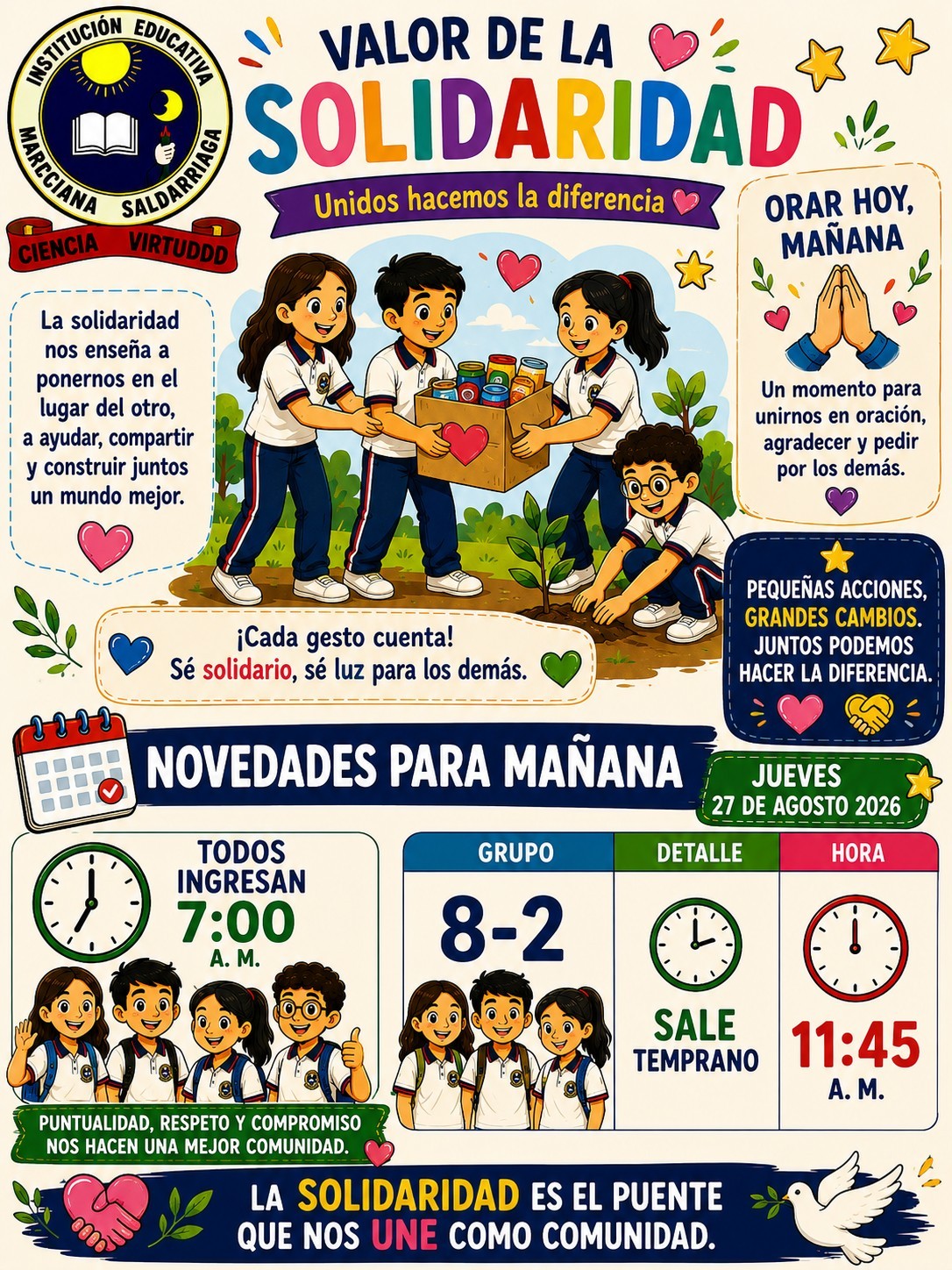 NOVEDADES 27 DE AGOSTO